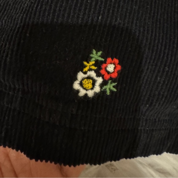 VANS corduroy floral button down women’s size small EUC - Picture 3 of 7